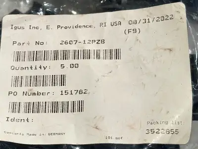 2700-07-063 | Igus  Series 2700 E-Chain 5ft Sections 18 Links LOT OF 5 - New Other