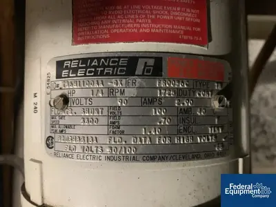 USED Vector 48/60 Vector Hi-Coater Coating Pan, Model HCT-48/60, S/S