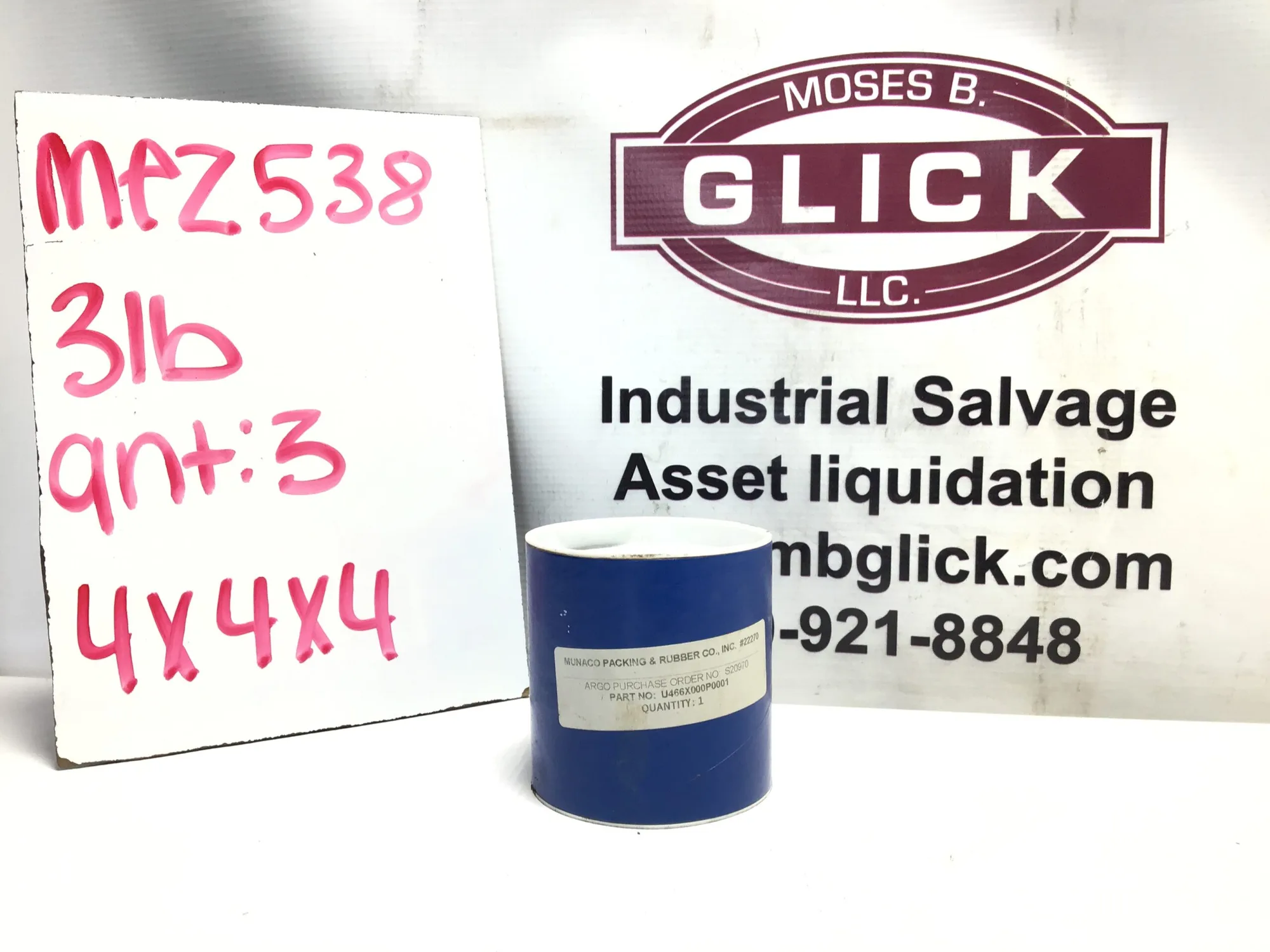 Munaco Packing & Rubber Co. Inc #22270 PN: U466X000P0001