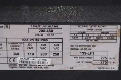NEW ALLEN BRADLEY 150-A360NBD SOFT STARTER SMC-50 SERIES MOTOR CONTROLLER #4724