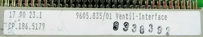 NEW HEIDELBERG CP.186.5179 INTERFACE BOARD 9605.835/01 CP1865179