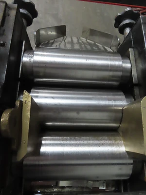 4" x 8" Keith Machinery Three Roll Mill