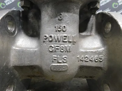 3" Powell 2456 Gate Valve Class 150 275 PSI WOG 500°F Max. Used
