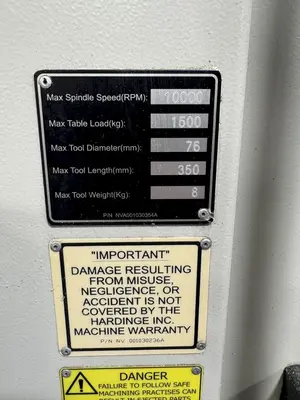 2012 HARDINGE-BRIDGEPORT GX 1600 Machining Centers, Vertical | Westbrook Engineering (4)