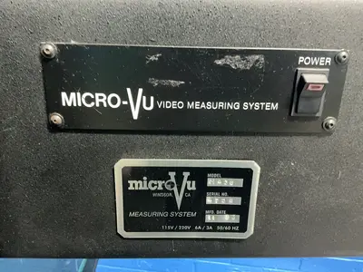 Used 1998 MICROVU M456 2D Vision Measuring Systems Ohio US | HGR 24 #1518974