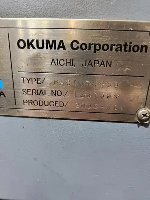Used 2005 OKUMA MACTURN 250BB-2S/1000 CNC Lathes Kentucky US | Aucto #686510