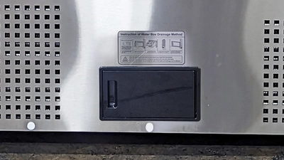 171-0289 71" Open Air Self Contained Over Under Deli Sandwich Case Cooler