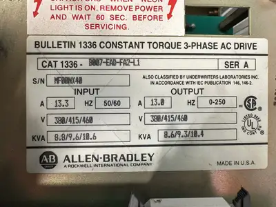 USED Allen-Bradley 1336-B007-EAD-FA2