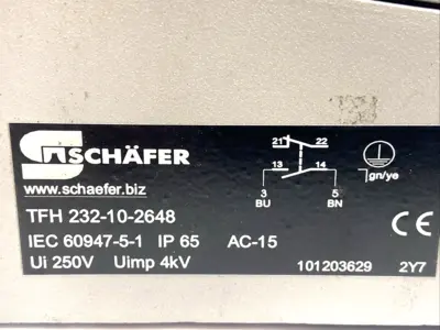 USED SCHAFER INDUSTRIAL FOOT SWITCH PEDAL