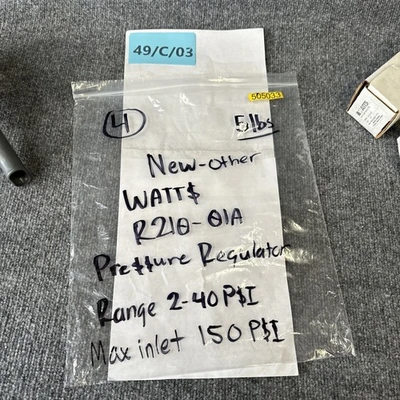 New | in-Stock Watts R210-01A Air Pressure Regulators California US | Davliegogo LLC #1707437