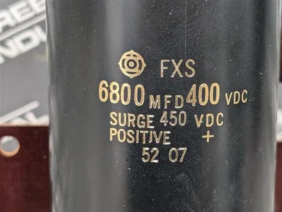 Hitachi FXS 6800 MFD 400VDC Capacitor Module 450VDC Surge Used