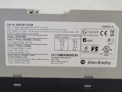 USED 2014 ALLEN-BRADLEY 25B-D017N104