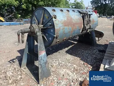 USED Paul O. Abbe 3' X 8' Paul Abbe Ball Mill, C/S, Jacketed