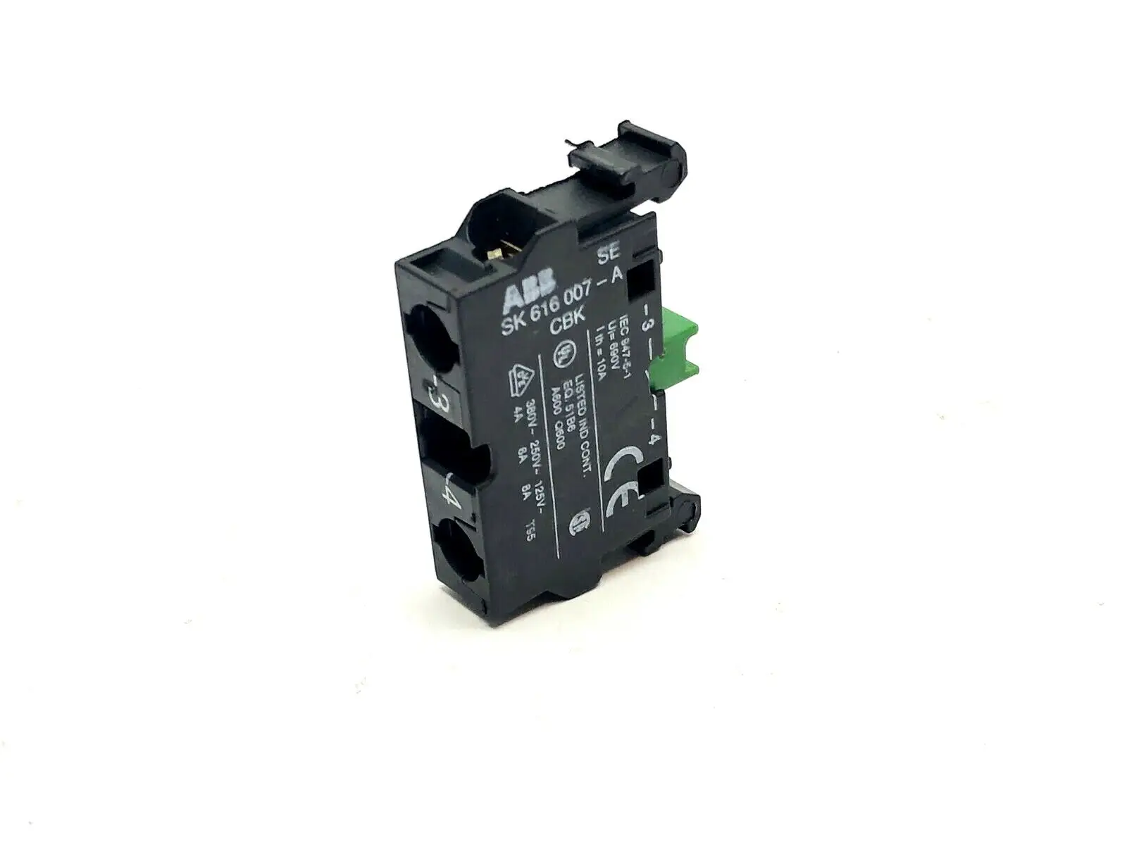 SK 616 007-A | ABB  Contact Block 380V 8A - Used