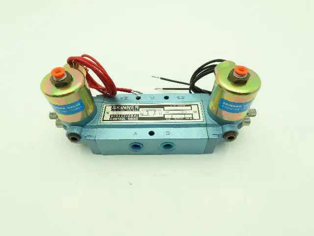Honeywell Skinner S3RRJBL2 Solenoid Valve 5-Way 3 Pos 120V 150 PSI 1/4" NPT