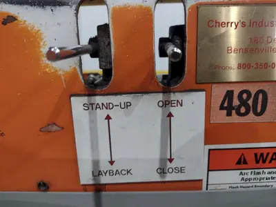 CHERRY INDUSTRIAL HYDRAULIC PALLET INVERTER / FLIPPER: STOCK #23522