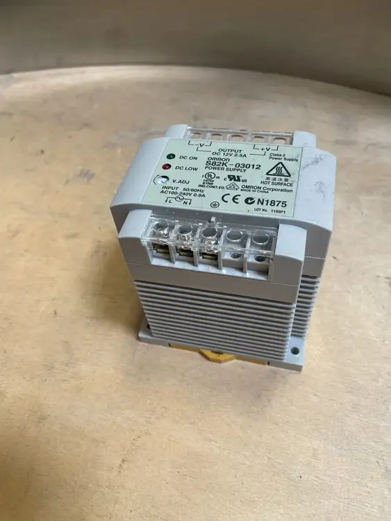 Used Omron Omron Corporation S82K-03012 PLC Power Supplies South Carolina US | Palmetto Automation #1161398