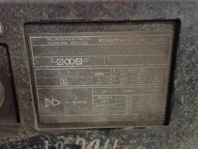 USED LINCOLN ELECTRIC POWER WAVE I400