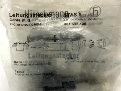 New | in-Stock Hirschmann 931692‑106 Electrical Fittings Michigan US | Maverick Industrial Sales #1462814