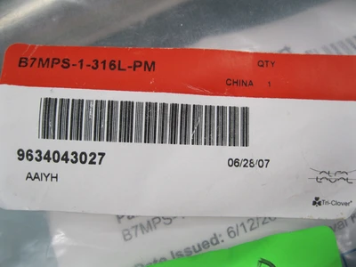 NEW Alfa Laval B7MPS-1-316L-PM B-P