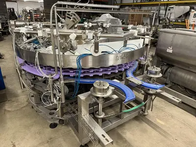 USED TEN BRINK ENGINEERING & CONSLUTING ROTARY POCKET FILLER 48 POCKET