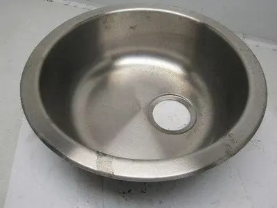 Emsen IKEA 501.141.36 18" Stainless Steel Round Drop In Stainless Steel Bar Sink