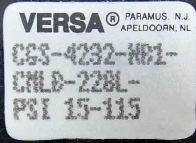 NEW VERSA CGS-4232-NB1-CMLD-228L SOLENOID VALVE CGS4232NB1CMLD228L