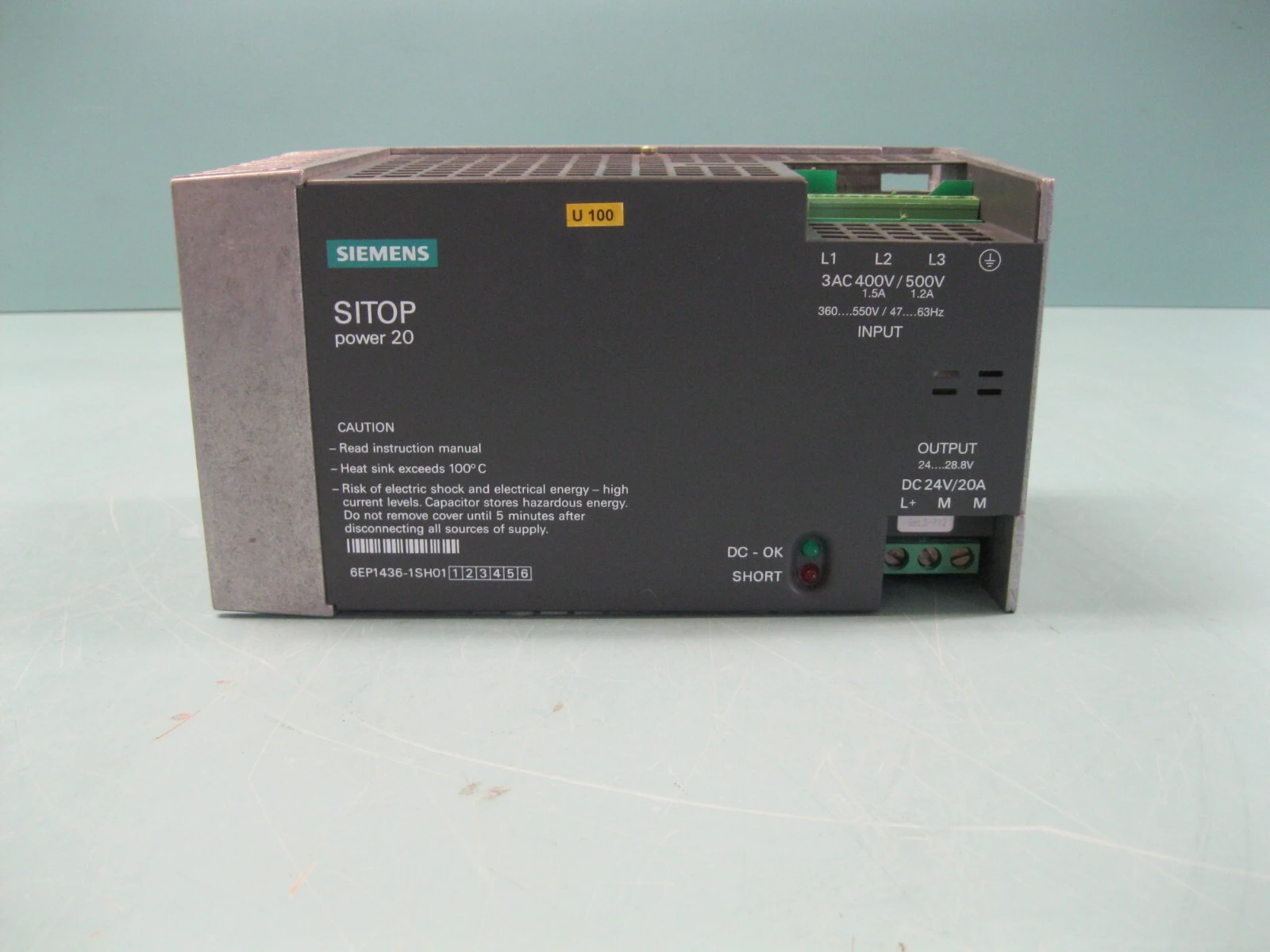 Siemens SITOP Power 20 6EP1436-1SH01 Power Supply H7