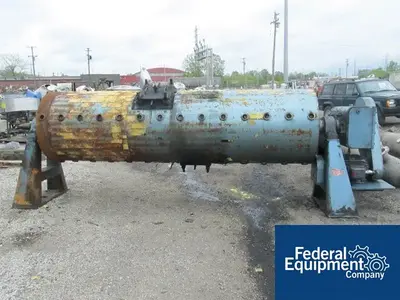 USED Paul O. Abbe 3' X 12' PAUL ABBE BALL MILL, C/S, JACKETED