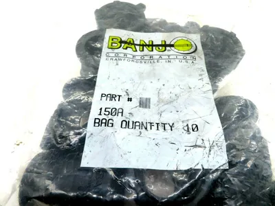 NEW LOT OF 10 BANJO CORPORATION 150A MALE ADAPTER