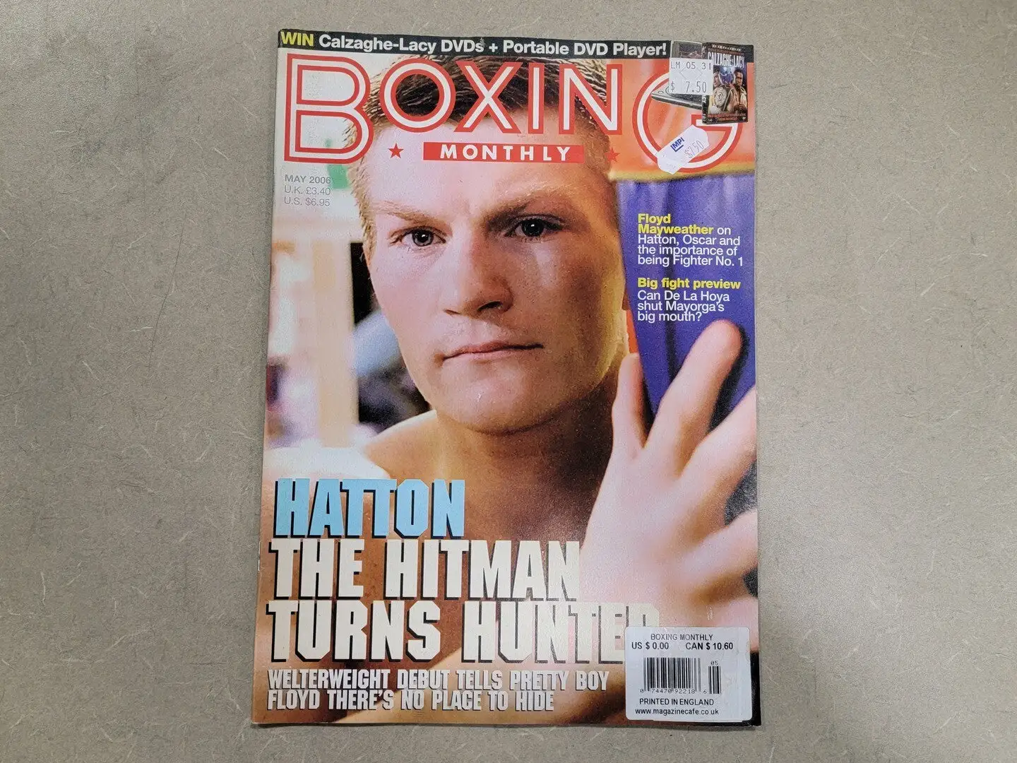 USED BOXING MONTHLY MAY 2006