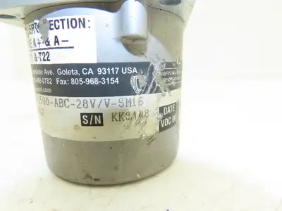 BEI Industrial Sensors H25D-SS-2500-ABC-28V/V-SM16 Rotary Encoder 3/8" Shaft