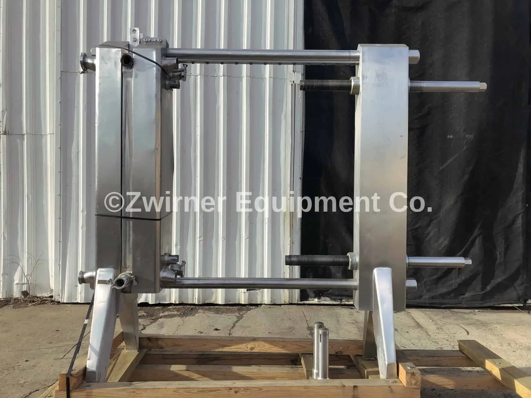 APV/Crepaco Model R51 PHE Stainless Steel Heat Exchange Frame