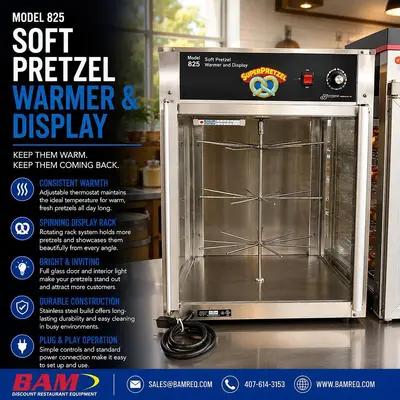Used J&J SNACK FOODS 00JJ825 Countertop Display Warmers Florida US | BAM Discount Restaurant Equipment #1230662