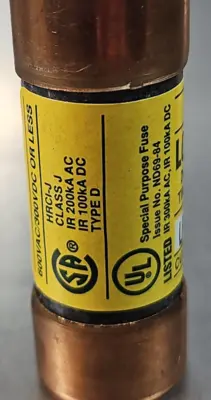 Bussmann LPJ-6SPFuse 6A Time Delay Class J Dual Element 600V Loc4D10