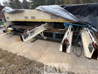 USED NEWMAN K-20 TRIM SAW WITH INFEED DECK
