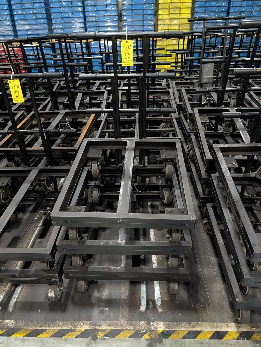 (18) Rolling Material Carts