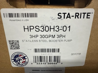 STA-RITE HPS30H3-01 Other Pumps | Fram Fram LLC (13)