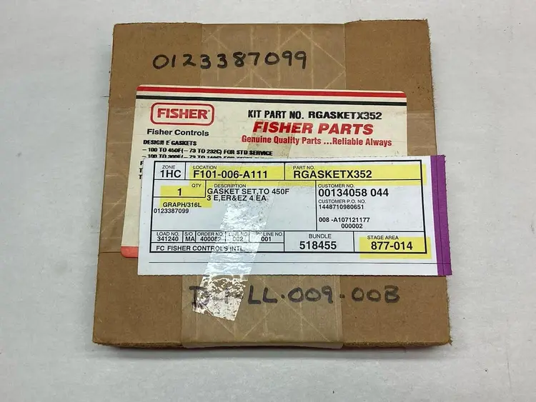 Used FISHER RGASKETX352 Pump & Valve Parts | Surplus Asset Holdings #1219919