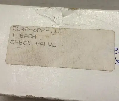 New | in-Stock CIRCLE SEAL CONTROLS 224B-6PP-.15 Pump & Valve Parts Ohio US | Surplus Asset Holdings #1233634