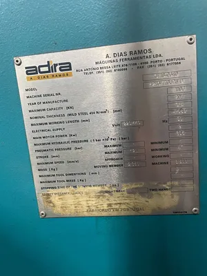 2003 ADIRA GHS-0640 Power Squaring Shears (Inch) | Used Fab Machines (6)