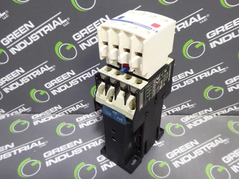Telemecanique Contactor CA3 D1N31 24VDC Coil with LADN31 LA1 DN31 Relay Used