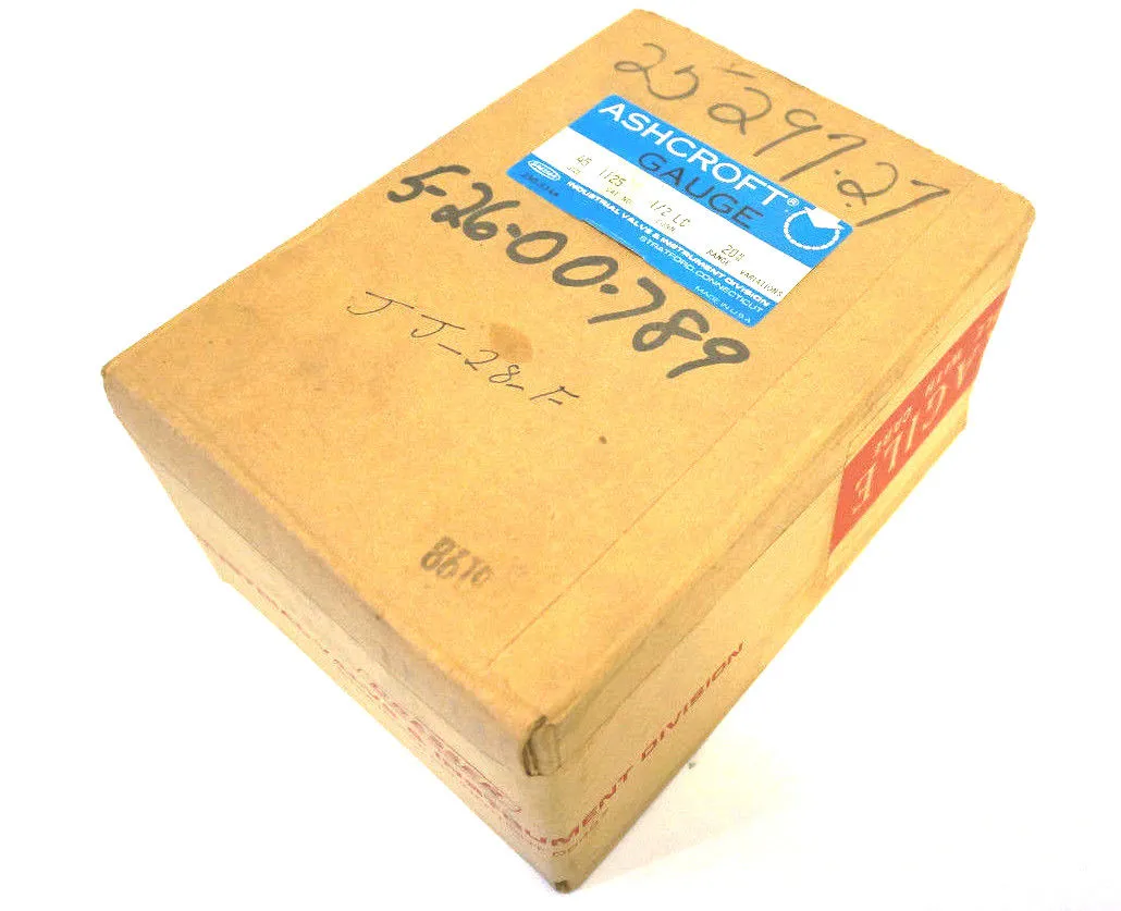 NEW ASHCROFT 45-1125-1/2LC-20 GAUGE 45112512LC20