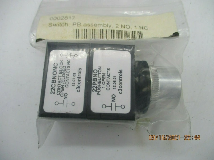 New | in-Stock C3 Controls 22CBNONC/22PBNO Lighting Arizona US | ASSET CONVERSION SPECIALISTS, INC. #321227
