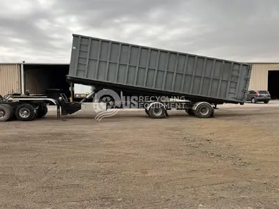 USED BENLEE TA60MDD45 ROLLOFF TRAILER W/88 YARD BOX