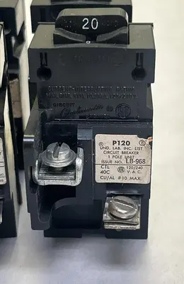 Used PUSHMATIC P120 Circuit Breakers | Surplus Asset Holdings #1189430