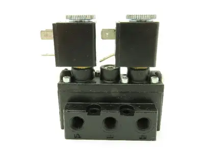 ARO A211SD-024-D Solenoid Spool Valve 5/2 5 Port 2 Position 24VDC 48VAC 1/8" NPT