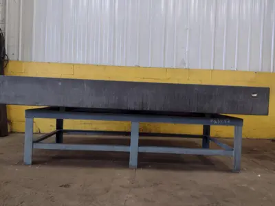 8' X 4' X 10" CHALLENGE PRECISION LAYOUT INSPECTION GRANITE TABLE: STOCK #23792