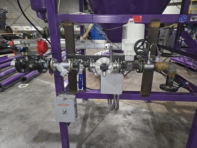 6" Diameter Hapman TubePro™  Drag Conveying System, 15 HP, New In 2020