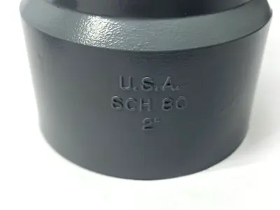 USED LASCO CPVC 45° ELBOW FITTING 2" SCH 80 LOT OF 2